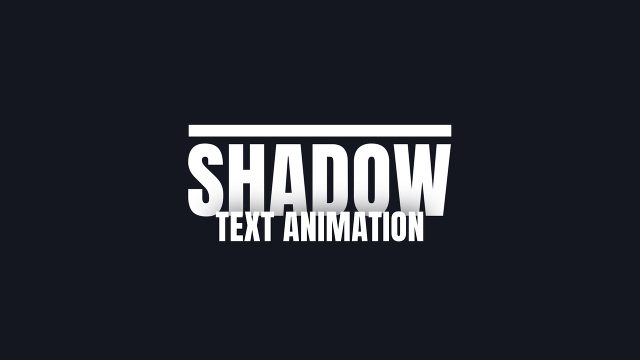Smooth Top Bar Shadow Text Animation for Podcast Videos After Effects Templates