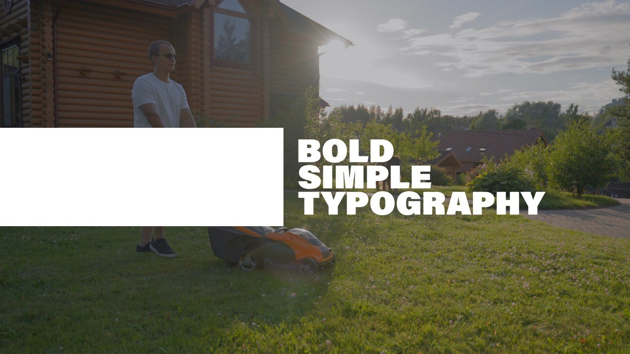 Triple Line Heading Titles featuring Sliding White Bar After Effects Template
