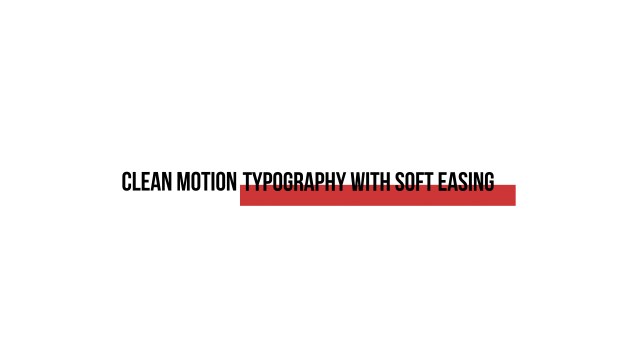News Typography: Red Highlight Slide – Free After Effects Project