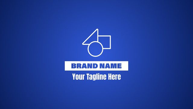 Brand Name in Bright Strip Logo Intro Premiere Pro MOGRT