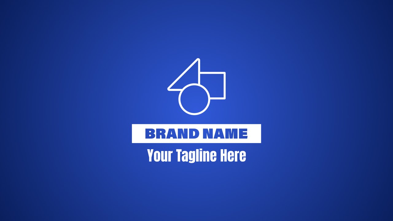 Brand Name in Bright Strip Logo Intro Premiere Pro MOGRT