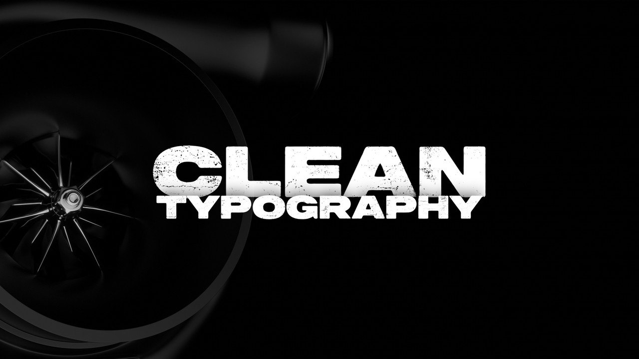 Distressed Letters Automotive Heading Text Animation Premiere Pro MOGRT