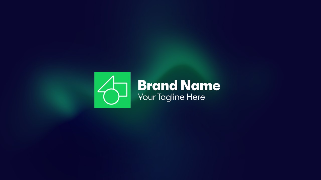 Emerald Glow Green Tile Company Logo After Effects Template
