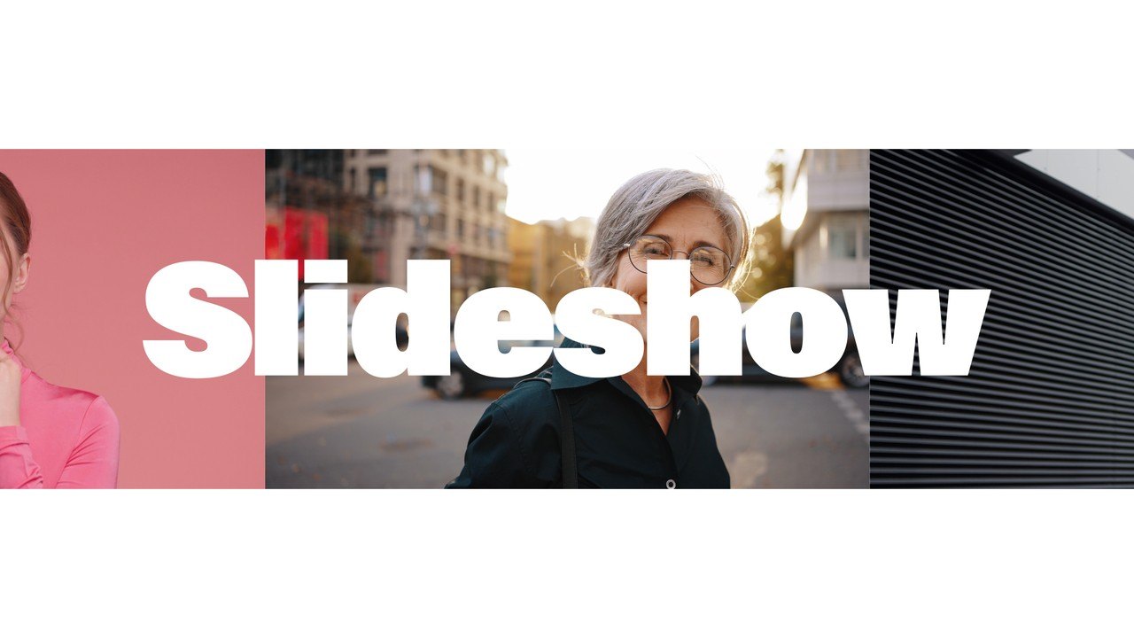 Framed Photo Slideshow Intros with Overlay Title After Effects Template