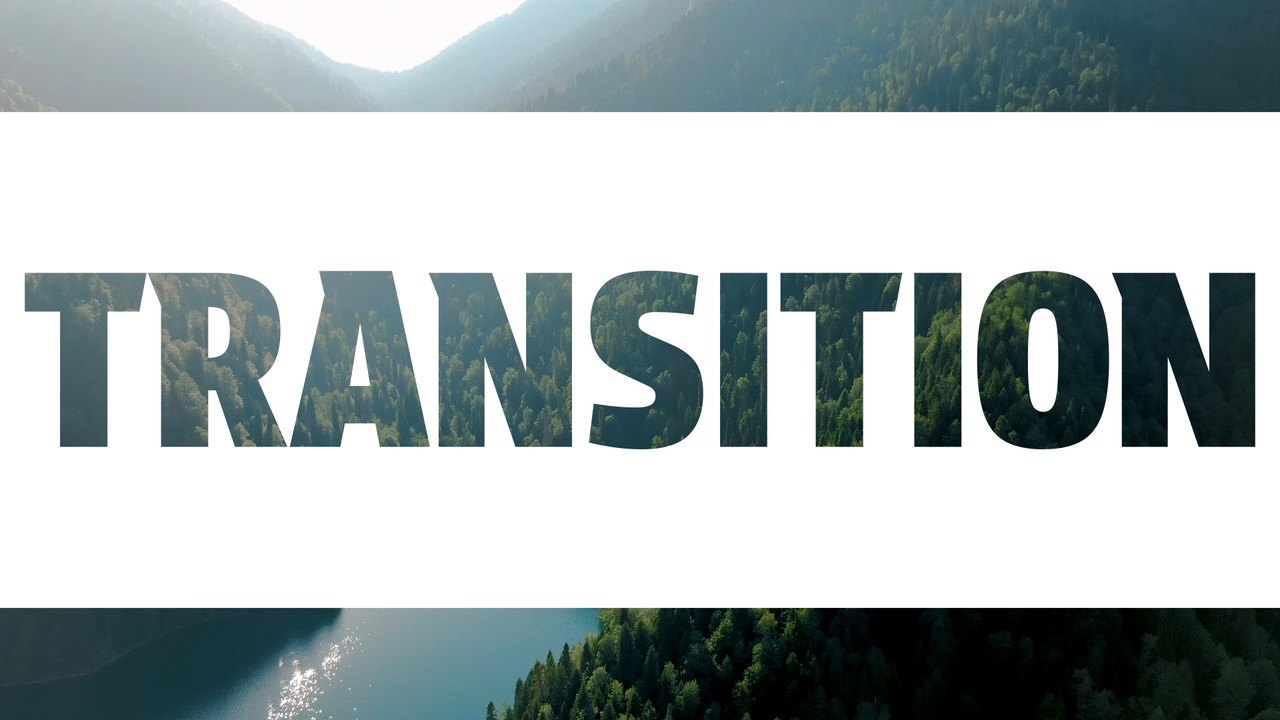 Typography Transition featuring Letter Band and Fragments Premiere Pro MOGRT
