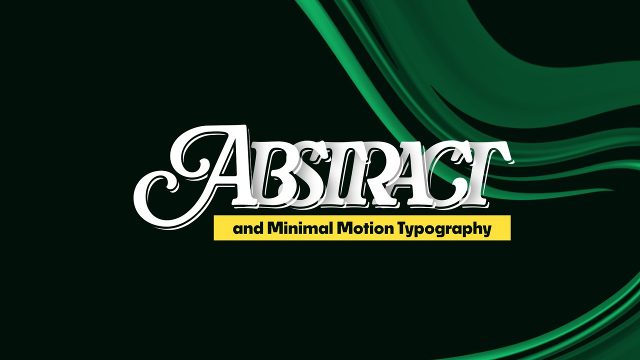 Vintage Swash Serif Title Animation with Yellow Label After Effects Template