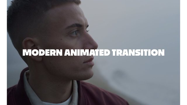 Striped Slice Cut-Out Animated Transition for Modern Videos Premiere Pro MOGRT