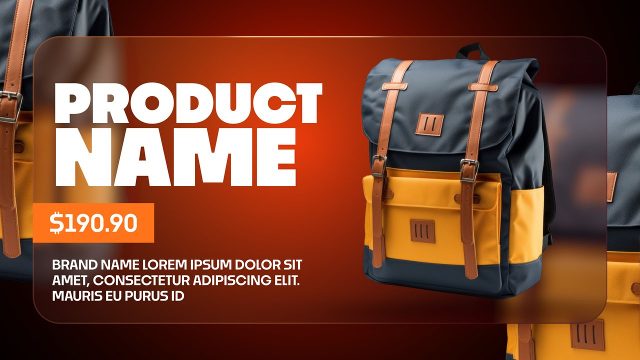 Black Friday Product Promo Presentation with Big Sale Price After Effects Template