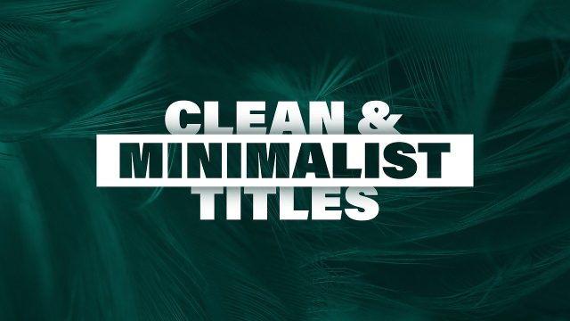 Ampersand Lockup Three Row Title Typography Premiere Pro MOGRT