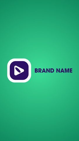 Vertical Fast Logotype Animation