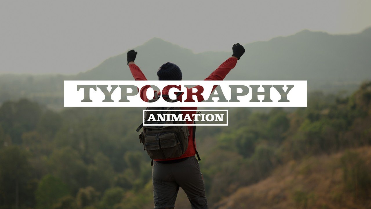 Adventure Heading Animations with Serif Plate and Caption Premiere Pro MOGRT
