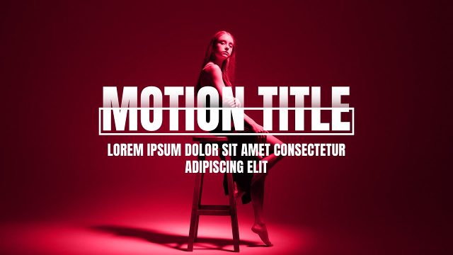 Animated Corporate Big Outlined Motion Titles with Caption Paragraph After Effects Template Pack