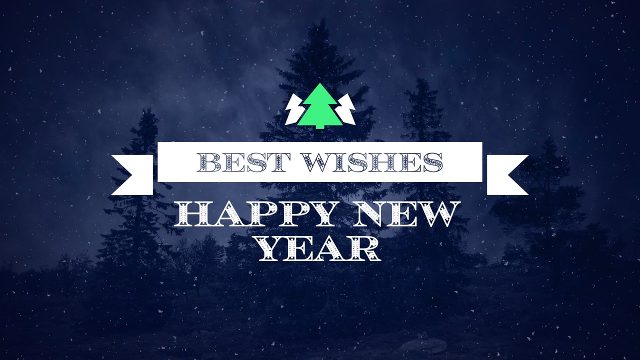 Merry Christmas Ribbon Banner Title with Tree Icon After Effects Template