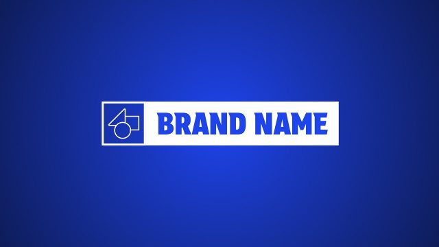 Outlined Mark Uppercase Banner Name After Effects Template