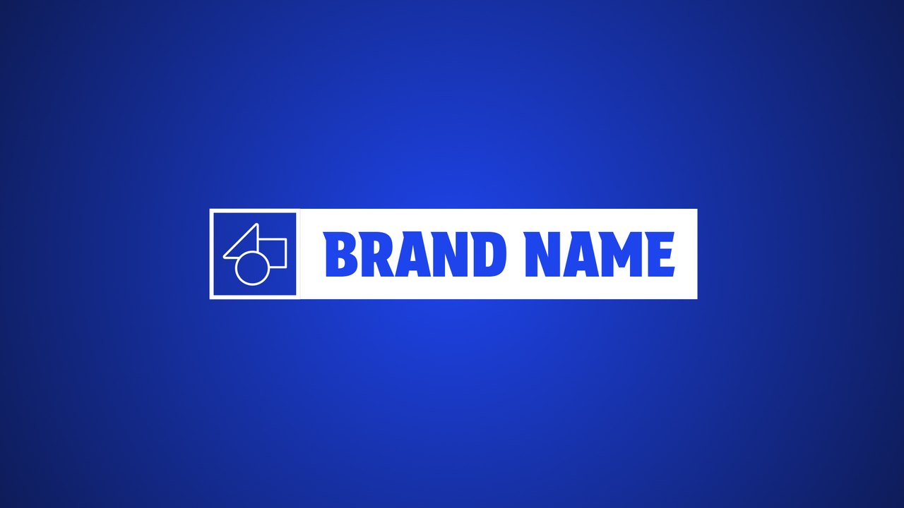 Outlined Mark Uppercase Banner Name After Effects Template