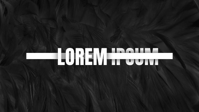 Strikethrough Bar Kinetic Title for Bold Headline Intros After Effects Project
