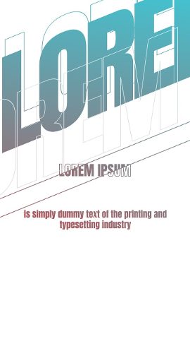 Vertical Giant Diagonal Gradient Word Story Typography After Effects Template