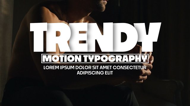 Oversized Three Tier Trendy Motion Typography Premiere Pro Motion Graphics Template