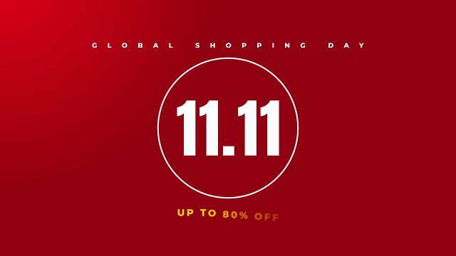 Singles Day Ring Badge Sale Title featuring Discount Line Premiere Pro MOGRT