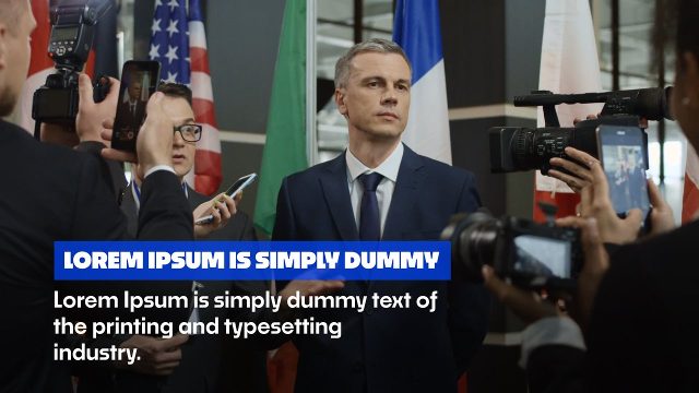 Breaking News Feed Lower Thirds After Effects Template