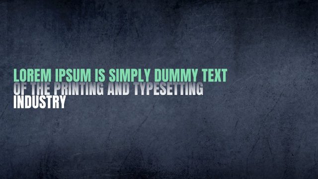 Editorial Text Animation with Mint Green Lead Line for After Effects