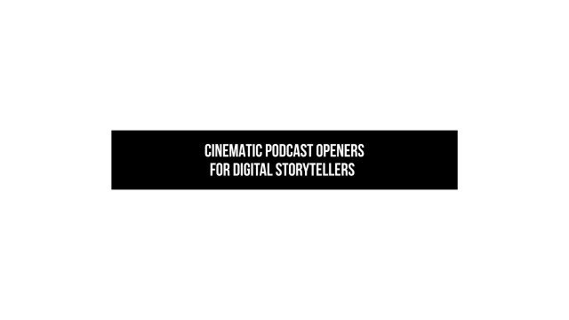 Minimal Podcast Box Typography for Audio Show Trailers – Free After Effects
