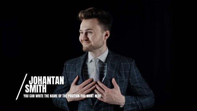 Slash Line Corporate Presenter Lower Thirds featuring Light Flash After Effects Template