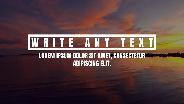 Trendy Tracked Frame Motion Title over Copy Template for Adobe Premiere Pro