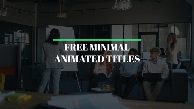 Free Minimal Animated Titles for Digital Marketing Campaigns