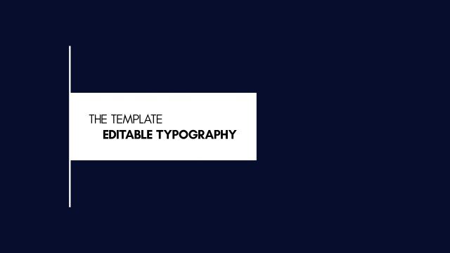 Corporate Hanging Card Typography – Free After Effects Template