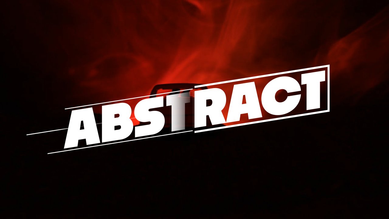 Speed Line Tilted Bold Word Cinematic Titles After Effects Template