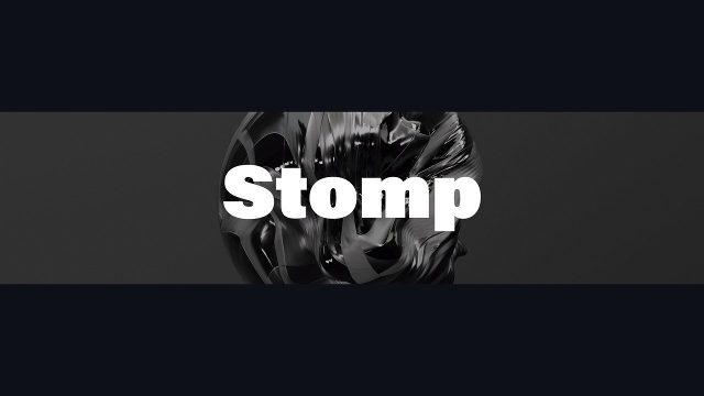 Stomp Story Words with Chrome 3D Sphere Premiere Pro MOGRT