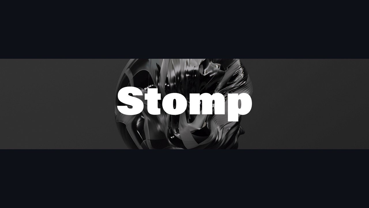 Stomp Story Words with Chrome 3D Sphere Premiere Pro MOGRT