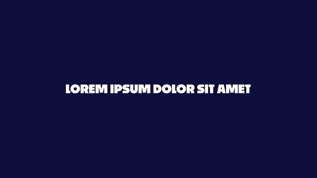 Bold Corporate Animated Titles