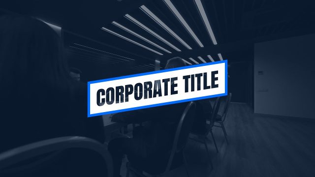 Animated Angled Outline Box Business Headlines Motion Graphics Template for Premiere Pro