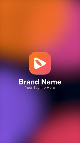 Colorful Vertical SaaS Logo Intros After Effects Project