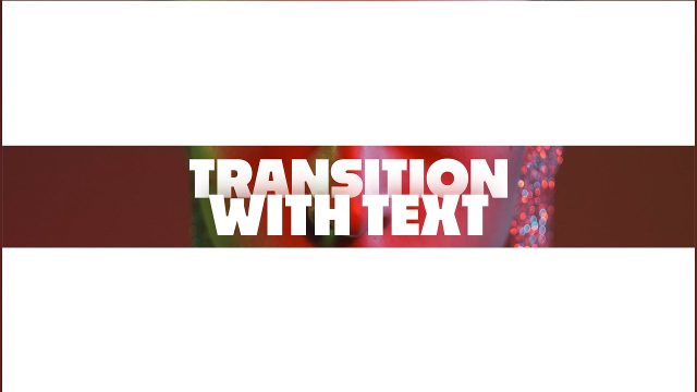 Crimson Portrait Heavy Text Band Transition Premiere Pro MOGRT