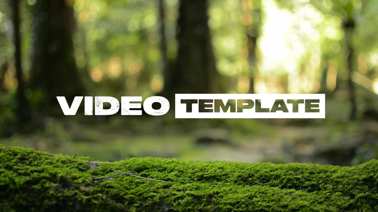Bold Word Text Animation with Modern Inline Title Design After Effects Template