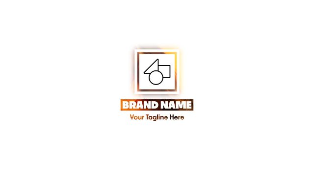 Clean Logo Animation with Transition and Warm Frame After Effects Templates