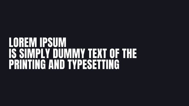 Stylish Sliding Letter Paragraph Text Animations Project for After Effects