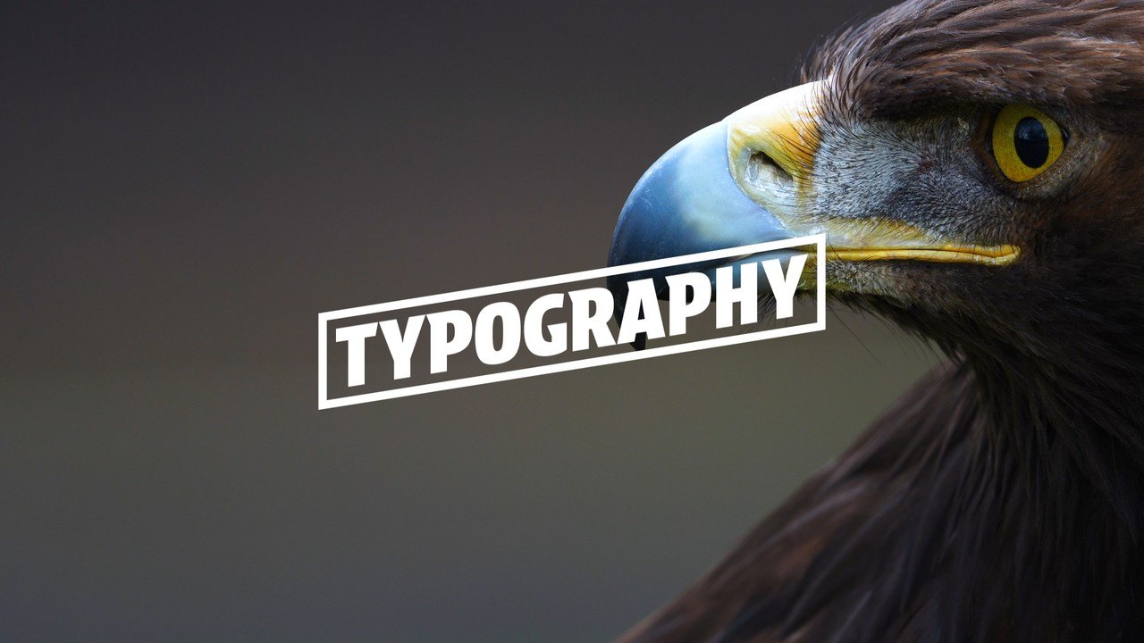 Framed Word Title Animations with Block Cursor Punch After Effects Template