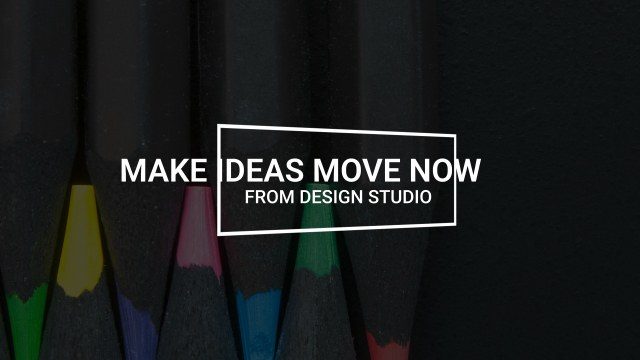 Creative Design Studio Free After Effects Template with Elegant Text Animation