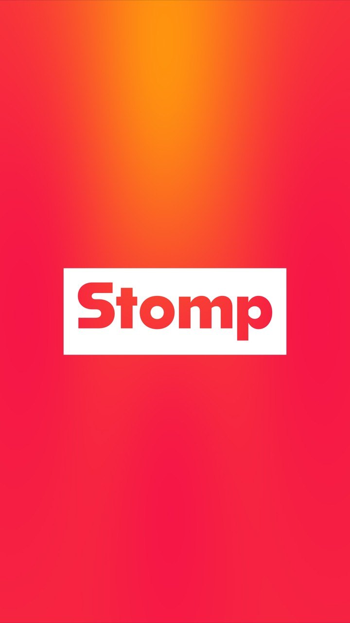 Vertical Branding Reel Stomp Typography with Fuchsia Glow After Effects Template