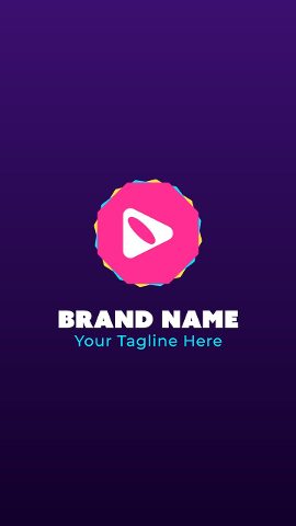 Colorful Vertical Logo Reveals