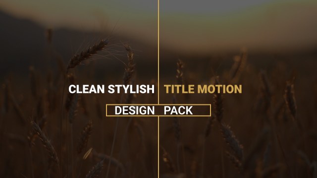 Modern Text and Title Design Pack Free After Effects Template for Motion Graphics