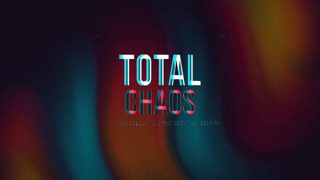 Modern Glitch Intro Titles for Podcasts with Text Plates in 4K UHD