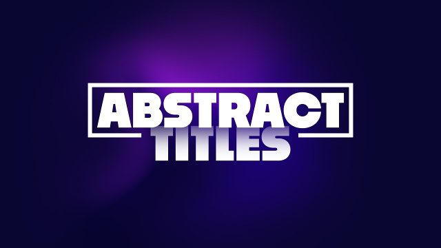 Creative Vibrant Headlines After Effects Video Template