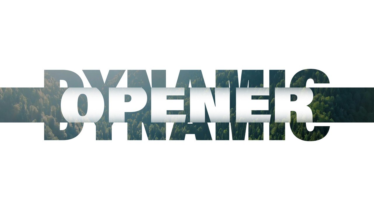 Title Openers with Video Filled Letters and Strike Lines After Effects Template