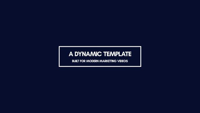 Corporate Title: Bold Outline Caption – Free After Effects Project