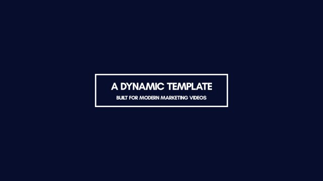 Corporate Title: Bold Outline Caption – Free After Effects Project